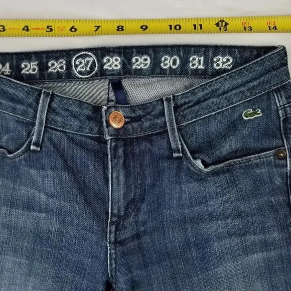 Earnest Sewn Lacoste Decca.421 Blue Denim Jeans 27 - Picture 2 of 13